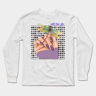 Will be Ok Purple Nail Long Sleeve T-Shirt